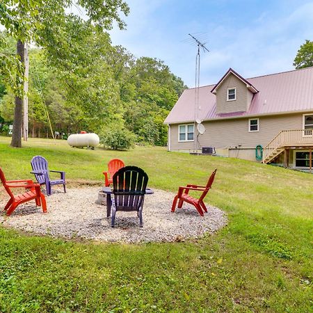 Modern Eckerty Home With Deck On Patoka Lake! Taswell Exterior foto